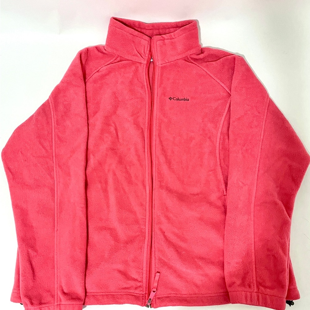 Columbia Girls Fleece Jacket - Bright Pink 3XL